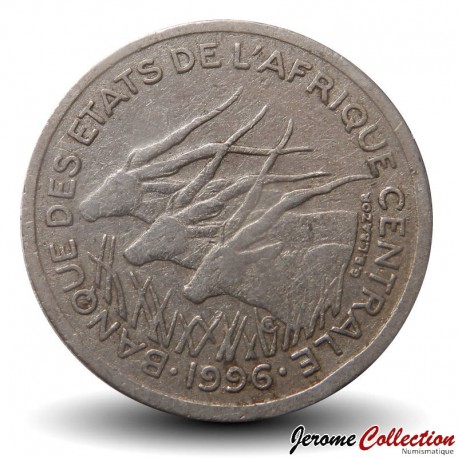 AFRIQUE CENTRALE - PIECE de 50 FRANCS CFA - 1996 – Km11 – JeromeCollection