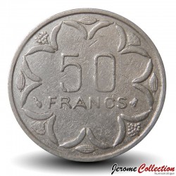 AFRIQUE CENTRALE - PIECE de 50 FRANCS CFA - 1996