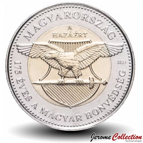HONGRIE - PIECE de 100 FORINT - 175e anniversaire de l'armée hongroise - 2023 – Km1050 – JeromeCollection