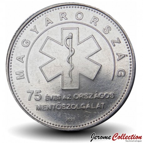 HONGRIE - PIECE de 50 FORINT - 75e anniversaire du service ambulancier hongrois - 2023 – Km1049 – JeromeCollection