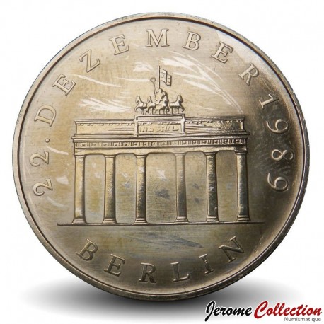 ALLEMAGNE DE L'EST / DDR / RDA - PIECE de 20 Mark - Porte de Brandebourg - 1990 – Km139 – JeromeCollection