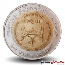THAILANDE - PIECE de 10 Baht - 20° rassemblement mondial du scoutisme - 2004 – Y411 – JeromeCollection
