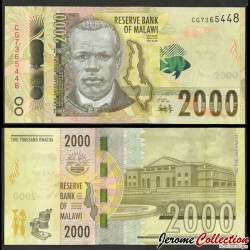 MALAWI - Billet de 2000 Kwacha - Université des sciences et technologies - 1.06.2021 – P69e – JeromeCollection