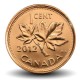 CANADA - PIECE de 1 Cent - ramille d'érable - Magnétique - 2012