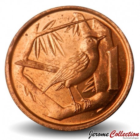 CAIMANS (ILES) - PIECE de 1 CENT - Grive de Grand Cayman - 1982 – Km1 – JeromeCollection