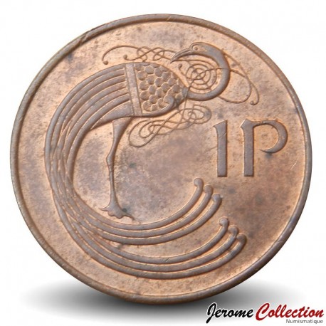 IRLANDE - PIECE de 1 Penny - Oiseau - 1971 – Km20 – JeromeCollection