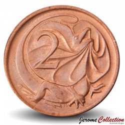 AUSTRALIE - PIECE de 2 Cents - Elizabeth II (2e effigie) - Dragon d'Australie - 1982 – Km63 – JeromeCollection