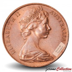 AUSTRALIE - PIECE de 2 Cents - Elizabeth II (2e effigie) - Dragon d'Australie - 1982