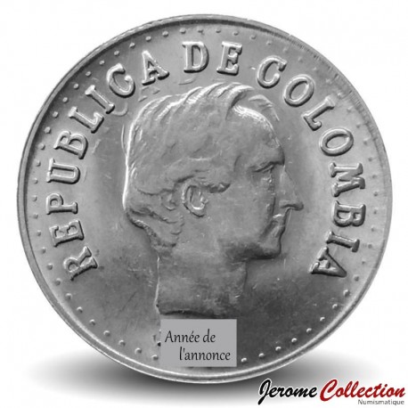 COLOMBIE - PIECE de 20 Centavos - Francisco de Paula Santander - 1972 – Km246 – JeromeCollection
