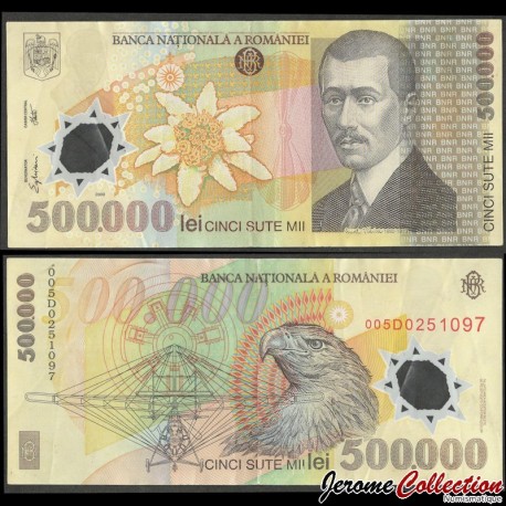 ROUMANIE - Billet de 100000 Lei - Nicolae Grigorescu - Polymer - 2000 – P115a – JeromeCollection