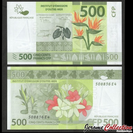 TERRITOIRES FRANÇAIS DU PACIFIQUE - Billet de 500 Francs - 2021 – P5c – JeromeCollection