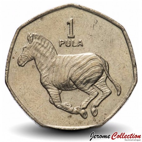 BOTSWANA - PIECE de 1 Pula - Zèbre - 1991 – Km24 – JeromeCollection