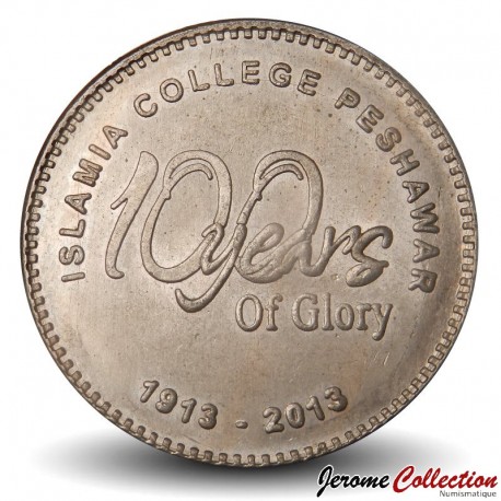 PAKISTAN - PIECE de 20 Roupies - 100 ans du Islamia College de Peshawar - 2013 – Km74 – JeromeCollection