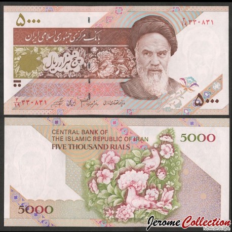 IRAN - Billet de 5000 Rials - 2005 – P145f – JeromeCollection