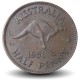 AUSTRALIE - PIECE de 1/2 Penny - Kangourou / George VI - sans "IND:IMP"PL - 1951 – Km42 – JeromeCollection