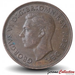 AUSTRALIE - PIECE de 1/2 Penny - Kangourou / George VI - sans 