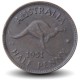 AUSTRALIE - PIECE de 1/2 Penny - Kangourou / George VI (● Perth Mint) sans "IND:IMP" - 1951 – Km42 – JeromeCollection