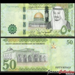 ARABIE SAOUDITE - Billet de 50 Riyals - Mosquée du Prophète - 2017