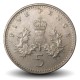 ROYAUME UNI - PIECE de 5 Pence - Elizabeth II (3e effigie) - Chardon couronné - 1990 – Km937b – JeromeCollection