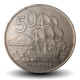 NOUVELLE-ZÉLANDE - PIECE de 50 Cents - Le bateau Endeavour - 1972 – Km37 – JeromeCollection