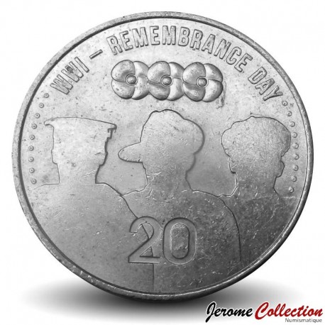 AUSTRALIE - PIECE de 20 Cents - ANZAC - Remembrance Day - 2015 – Km2983 – JeromeCollection