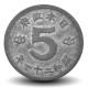 JAPON - PIECE de 5 Sen - Colombe - 年一十二和昭 - 1946 – Y65 – JeromeCollection