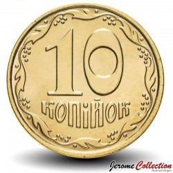 UKRAINE - PIECE de 10 Kopiyok (Non-magnétique) - 2010