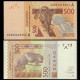 COTE D'IVOIRE - BCEAO - Billet de 500 Francs - Hippopotames - A - 2022 – P119Ak – JeromeCollection