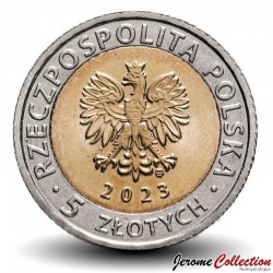 POLOGNE - PIECE de 5 ZLOTE - Gościkowo - L'abbatiale de Paradyż - 2023