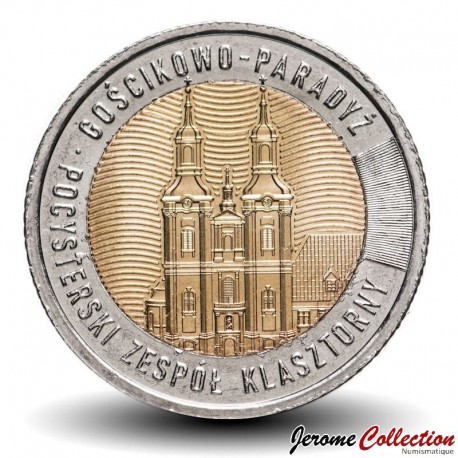 POLOGNE - PIECE de 5 ZLOTE - Gościkowo - L'abbatiale de Paradyż - 2023 – Y1155 – JeromeCollection