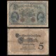 ALLEMAGNE / DARLEHENSKASSENSCHEINE - Billet de 5 Mark - 05.08.1914 – P47b – JeromeCollection