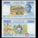 CAMEROUN / ETATS DE L'AFRIQUE CENTRALE / BEAC - Billet de 1000 Francs - Exploitation forestière - U - 2017 – P207Ue –