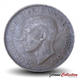 AUSTRALIE - PIECE de 1 Penny - George VI / Kangourou - ( • Perth Mint) - 1950
