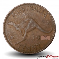 AUSTRALIE - PIECE de 1 Penny - George VI / Kangourou - (Melbourne) - 1948 – Km36 – JeromeCollection