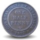 AUSTRALIE - PIECE de ½ Penny - George V (Atelier de Calcutta) - 1917 – Km22 – JeromeCollection