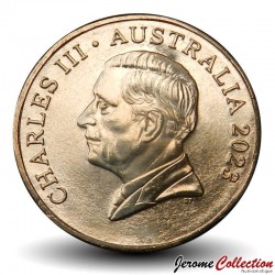 AUSTRALIE - PIECE de 1 Dollar - Roi Charles III - 2023