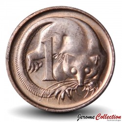 AUSTRALIE - PIECE de 1 Cent - Marsupial - Elizabeth II (3°effigie) - 1989 – Km78 – JeromeCollection