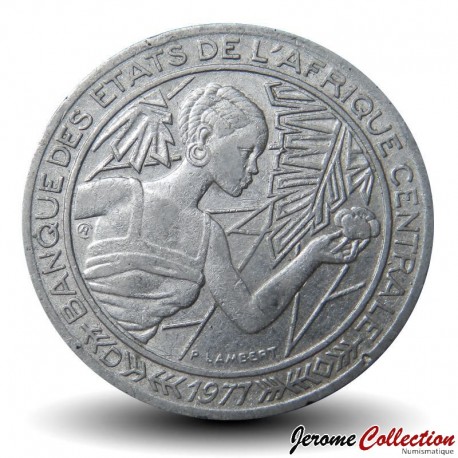 GABON - PIECE de 500 FRANCS - D - Antilope - 1977 – Km12 – JeromeCollection