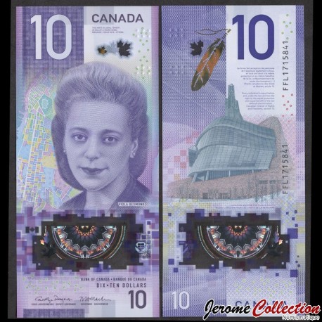 CANADA - Billet de 10 Dollars - Polymer - Viola Desmond - 2023 – P113c – JeromeCollection