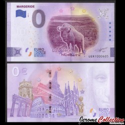 BILLET TOURISTIQUE - ZERO 0 EURO - MARGERIDE - BISON - La Lozère Naturellement - UERT - 2023-1 – N359926 –