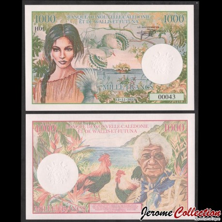 BANQUE DE NOUVELLE-CALEDONIE ET DE WALLIS-ET-FUTUNA - Billet de 1000 Francs - 20.11.2023 – N389195 – JeromeCollection
