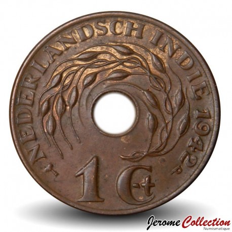 INDES ORIENTALES NEERLANDAISES - PIECE de 1 cent - Reine Wilhelmine - P - 1942 – Km317 – JeromeCollection