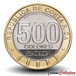 COSTA RICA - PIECE de 500 Colones - Bimétal - 75 ans de l'abolition de l'armée costaricienne - 2023