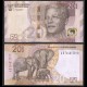 AFRIQUE DU SUD - Billet de 20 Rand - Nelson Mandela / Famille d'Elephants - 2023 – P149 – JeromeCollection