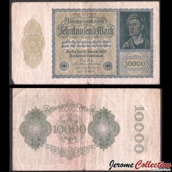 ALLEMAGNE / REICHSBANKNOTE - Billet de 10000 Mark - ALAPHANUM - 19.01.1922 – P70b – JeromeCollection