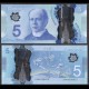 CANADA - Billet de 5 Dollars - Sir Wilfrid Laurier - Lane & Macklem - 2013 – P106e – JeromeCollection