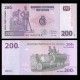 CONGO - Billet de 200 Francs - 04.01.2022 – P99c – JeromeCollection