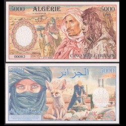 ALGERIE - Billet de 5000 Francs - Femme berbère / Touareg - 5.7.2023 – N370961 – JeromeCollection