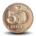 DANEMARK - PIECE de 50 øre - La couronne de Christian V - 2022 – Km866 – JeromeCollection