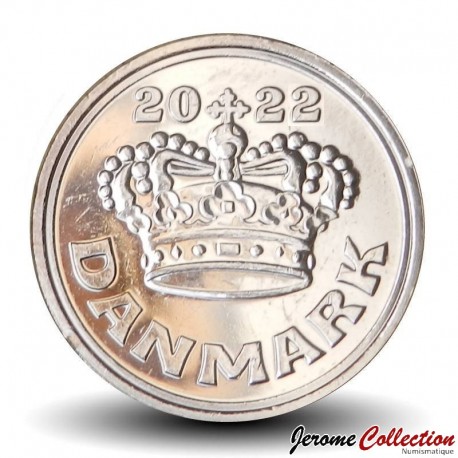 DANEMARK - PIECE de 50 øre - La couronne de Christian V - 2022 – Km866 – JeromeCollection